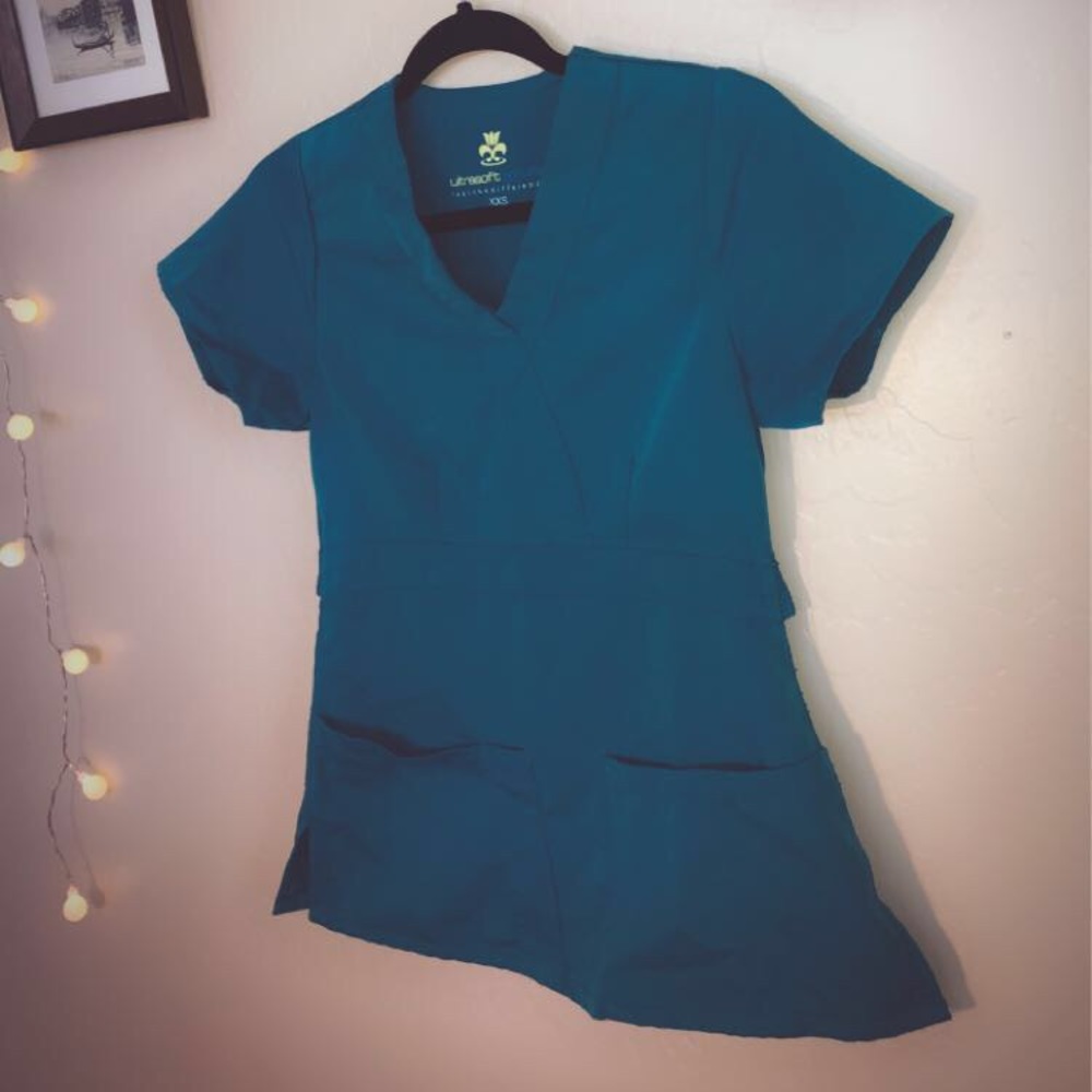 Blue Scrubs Set